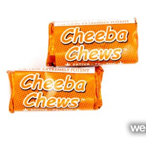Cheeba Chew Sativa Chocolate Taffy, 100mg