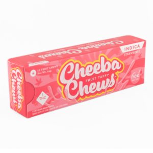 Cheeba Chew Taffy - 100mg Strawberry Indica