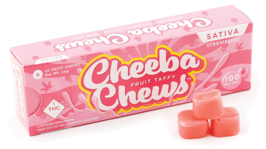edible-cheeba-chews-10-pack-strawberry-sativa-100mg
