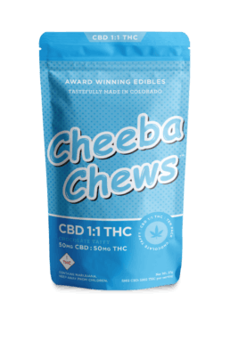 Cheeba Chews - 100MG - 1:1 CBD