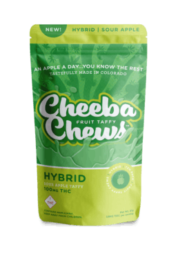 Cheeba Chews - 100MG - Sour Apple Taffy