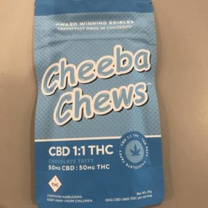 Cheeba Chews 1:1 THC/CBD