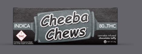 Cheeba Chews CC Brands LLC Indica Chocolate Taffy