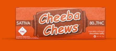 Cheeba Chews CC Brands LLC Sativa Chocolate Taffy