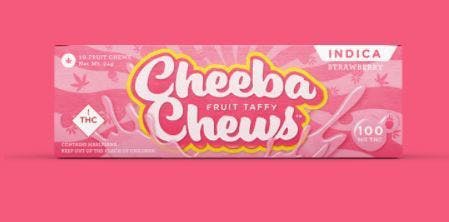Cheeba Chews CC Brands LLC Strawberry Indica