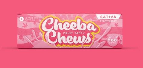 Cheeba Chews CC Brands LLC Strawberry Sativa