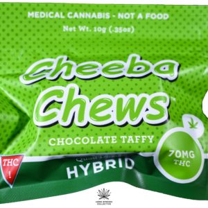 Cheeba Chews Chocolate Taffy- Hybrid 70mg
