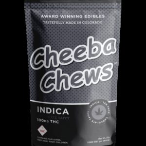 Cheeba Chews Chocolate Taffy Indica 100mg