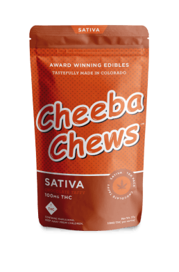 Cheeba Chews - Chocolate Taffy - Sativa - 100mg