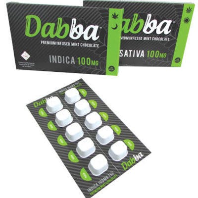 Cheeba Chews Dabba Mint Chocolate 100mg THC