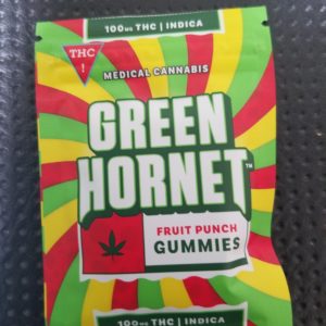 Cheeba Chews Green Hornet: 100mg Indica Gummies