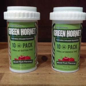 Cheeba Chews - Green Hornet - Fruit Gummies - 100mg