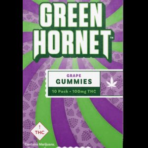 Cheeba Chews Green Hornet Grape Indica 100mg