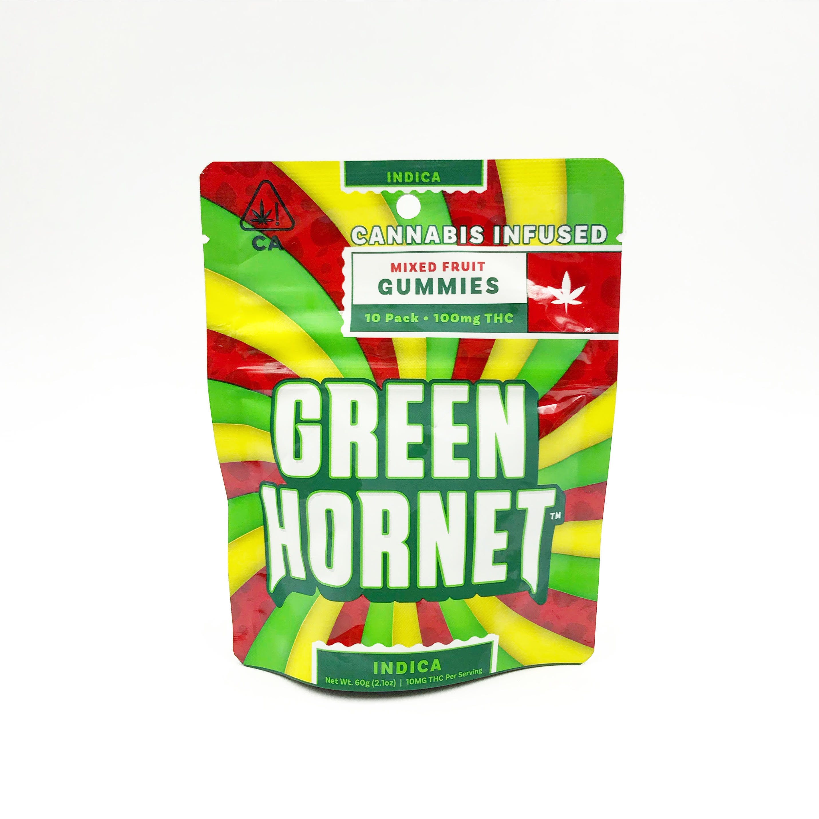 Cheeba Chews - Green Hornet Indica - Mixed Fruit, 100mg
