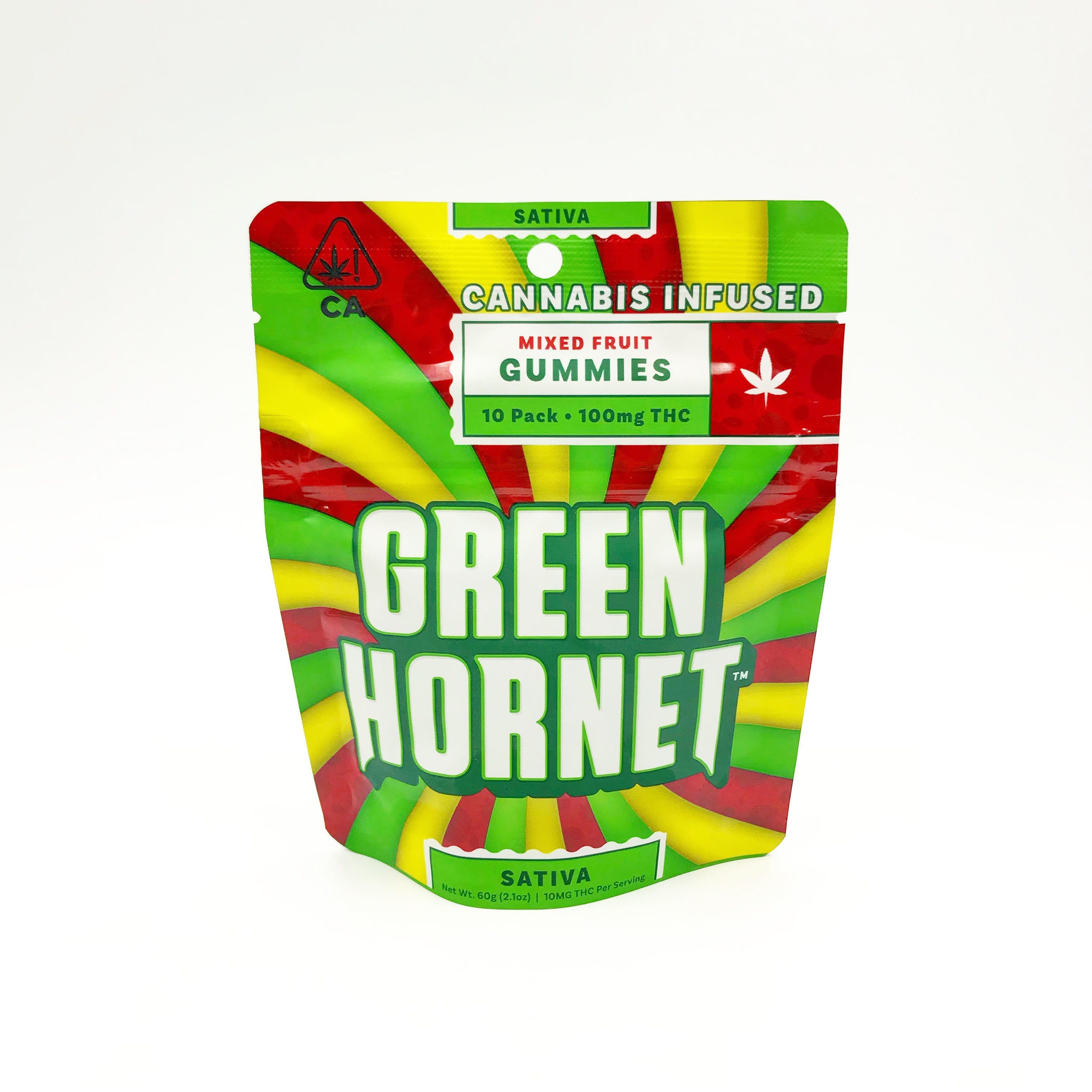 Cheeba Chews - Green Hornet Sativa - Mixed Fruit, 100mg