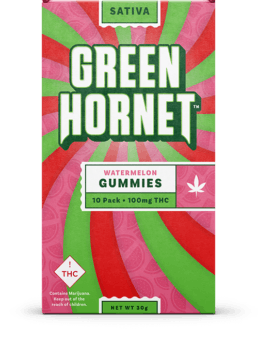 Cheeba Chews - Green Hornets Watermelon Sativa