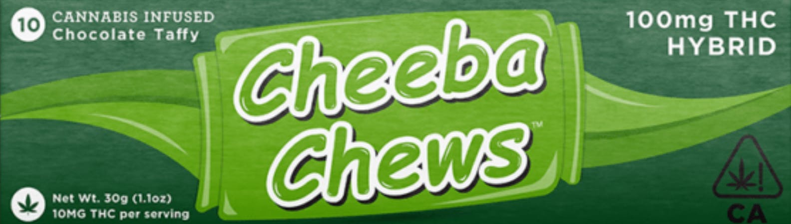 CHEEBA CHEWS: HYBRID CHOCOLATE TAFFY (100MG)