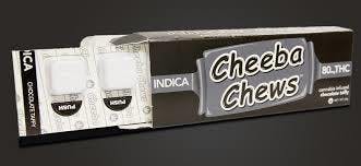 Cheeba Chews Indica Chocolate Taffy 100mg