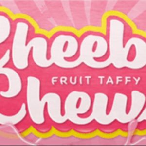 Cheeba Chews Indica Strawberry Taffy 100mg