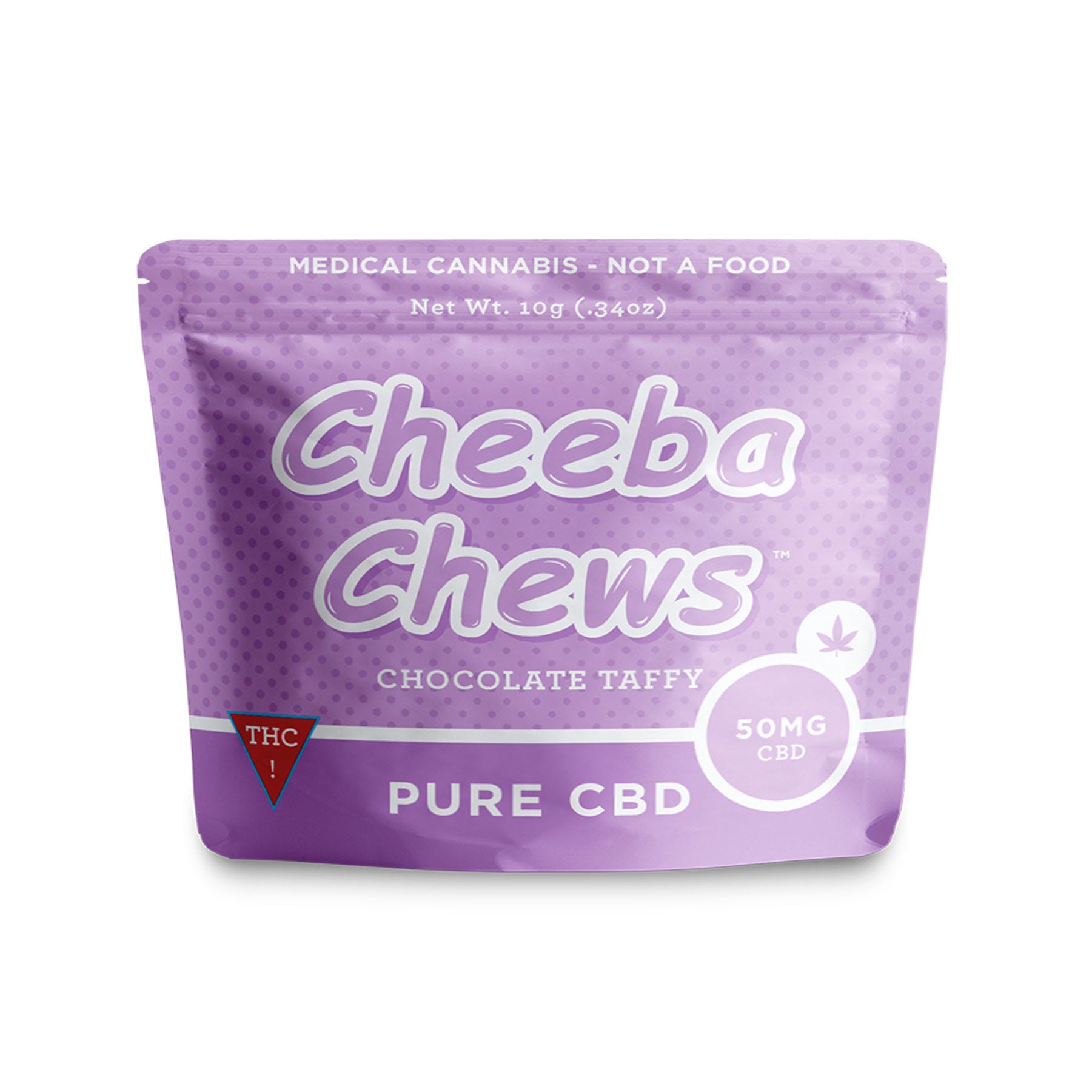 Cheeba Chews Pure 50mg CBD 2mg THC