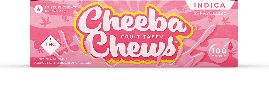 Cheeba Chews - Strawberry Chews 100mg Indica