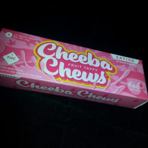 Cheeba Chews Strawberry Fruit Taffy 100mg