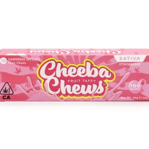 Cheeba Chews - Strawberry Fruit Taffy - Sativa