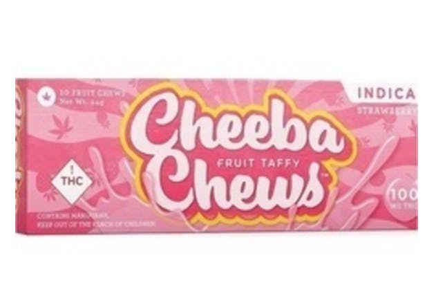Cheeba Chews Strawberry Indica