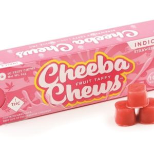 Cheeba Chews - Strawberry Taffy - Indica 100mg