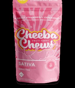 Cheeba Chews - Strawberry Taffy - Sativa 100mg