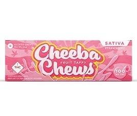 Cheeba Chews Strawberry Taffy (Sativa)