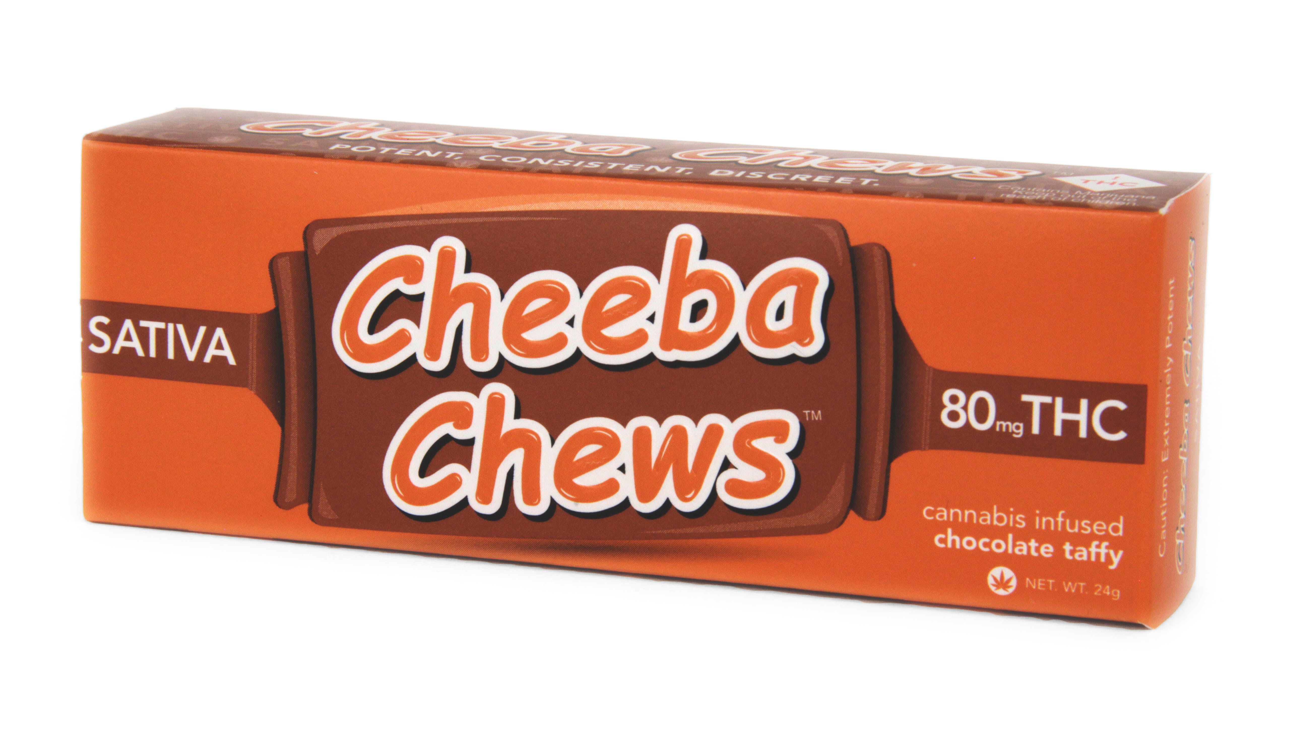 edible-cheeba-chews-taffy-100mg-chocolate-sativa