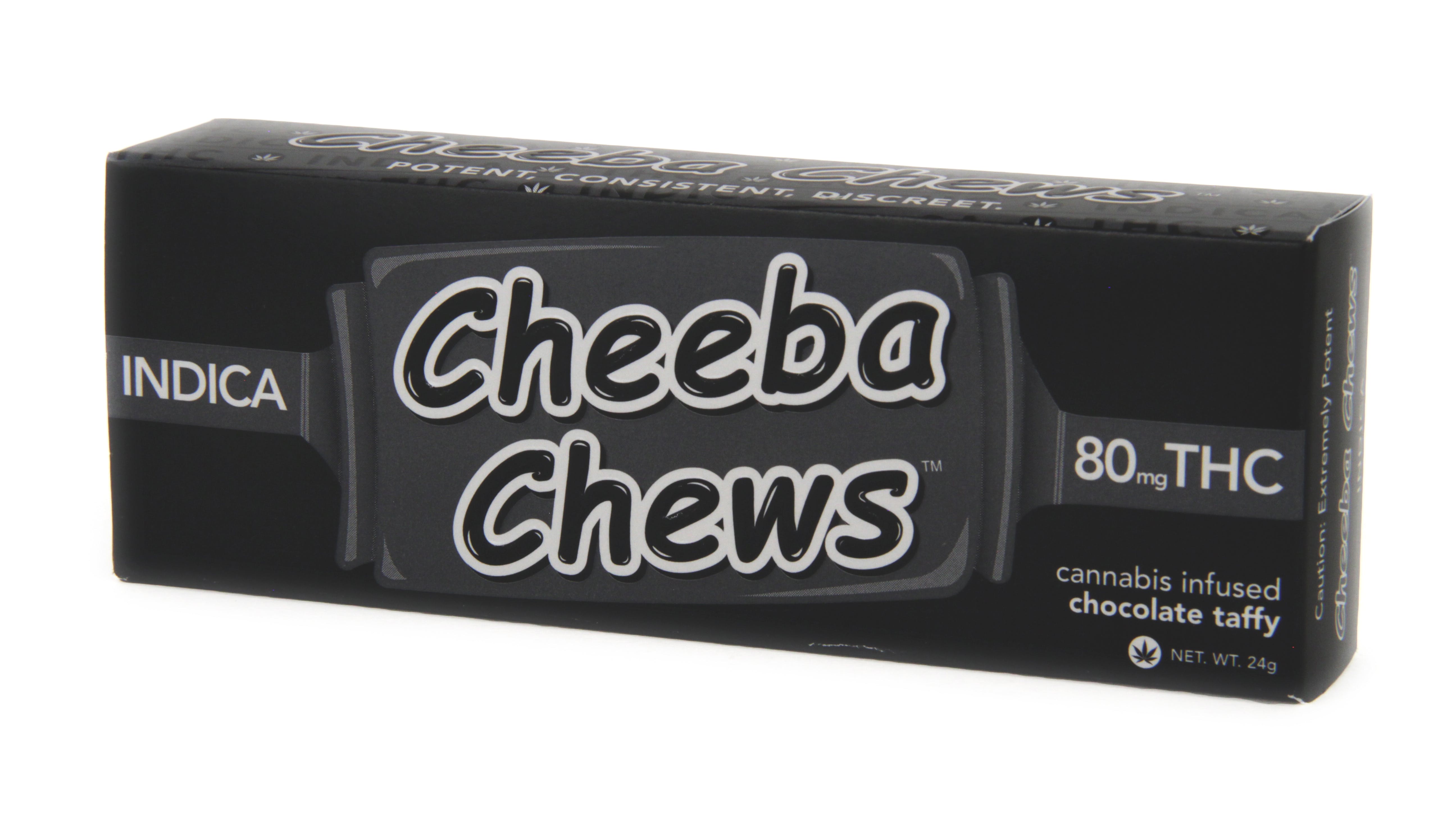 edible-cheeba-chews-taffy-80mg-chocolate-indica