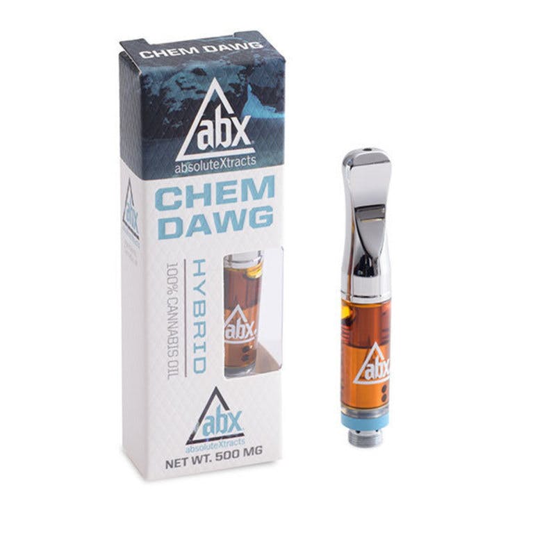 Chem Dawg Vape Cartridge 500mg - HYBRID INDICA DOMINAT - 63.6% THC