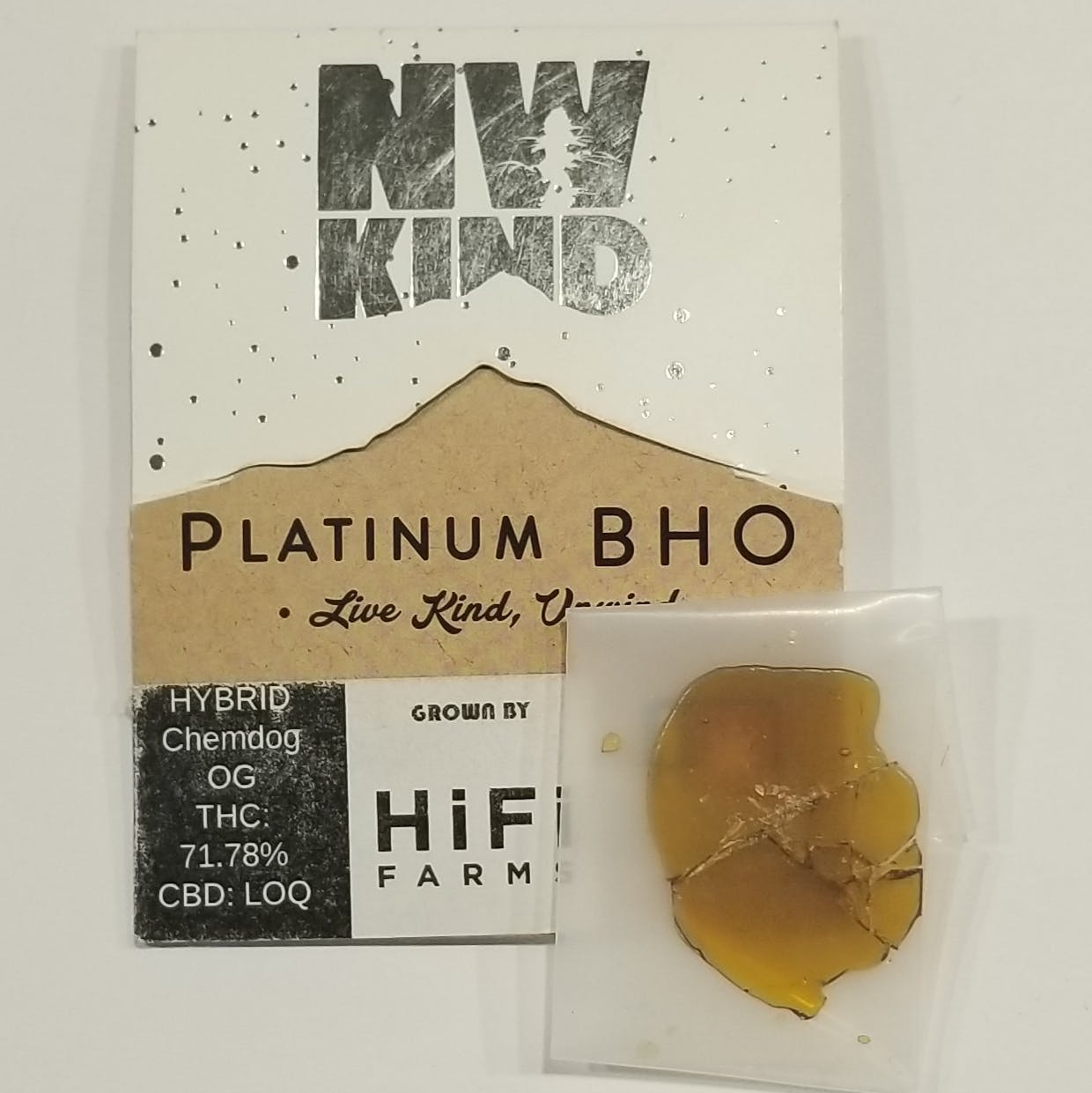 Chemdog OG Platinum BHO- NW Kind