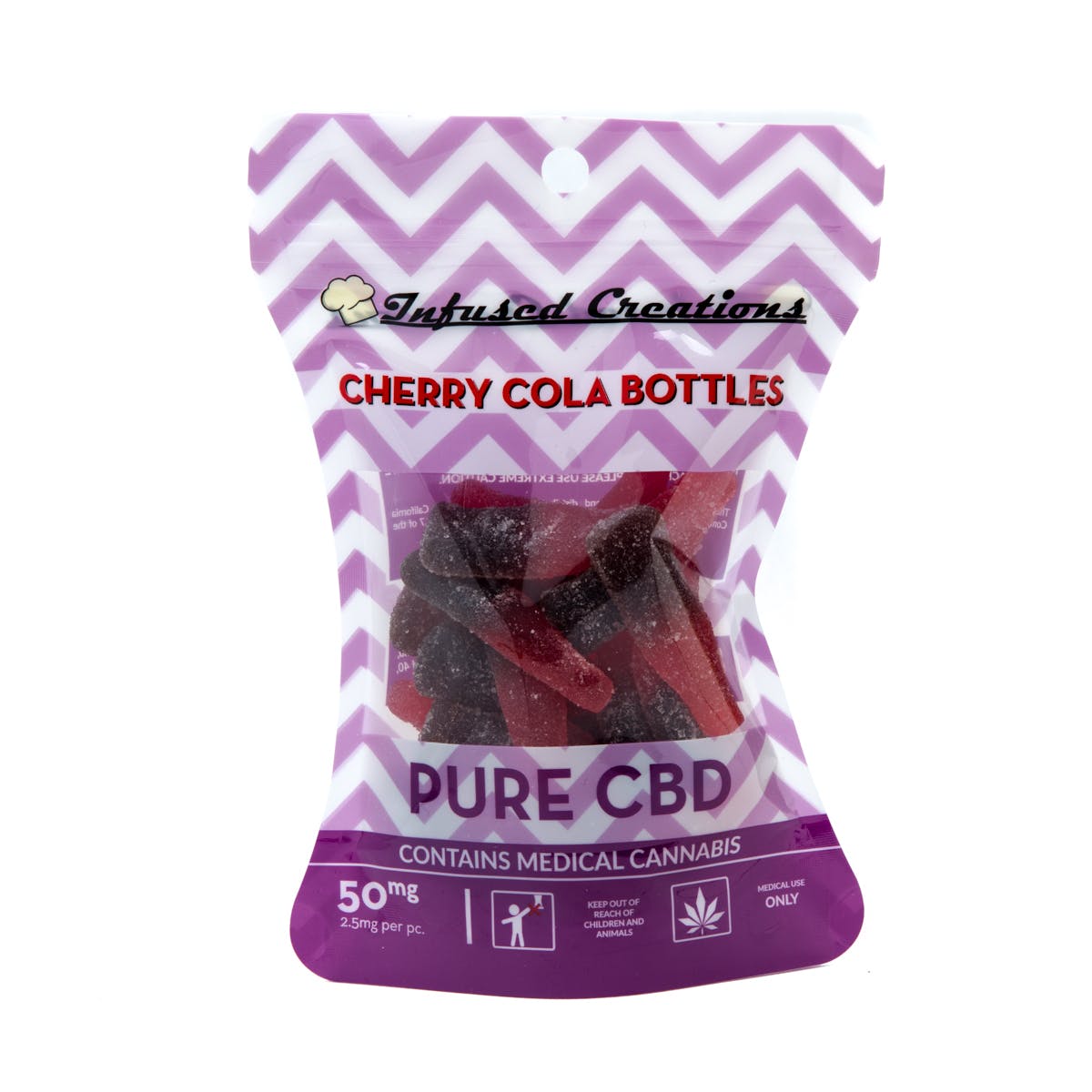 Cherry Cola Bottles Pure CBD, 50mg