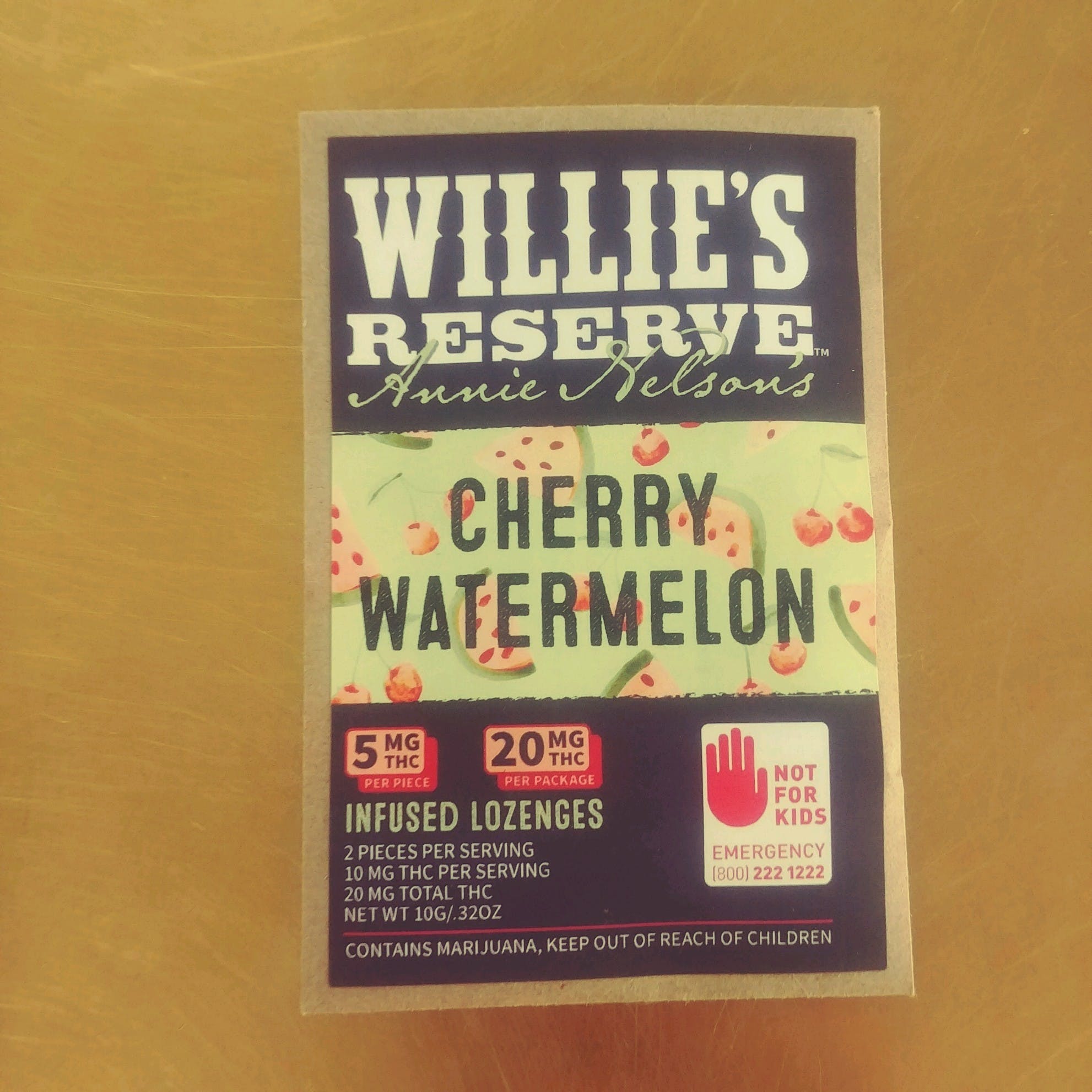 Cherry Watermelon Hard Candy 5mg 4 Pack by Willie's Reserve