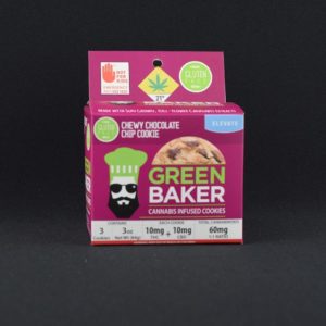 Chewy Chocolate Chip Cookies 3pk - Green Baker