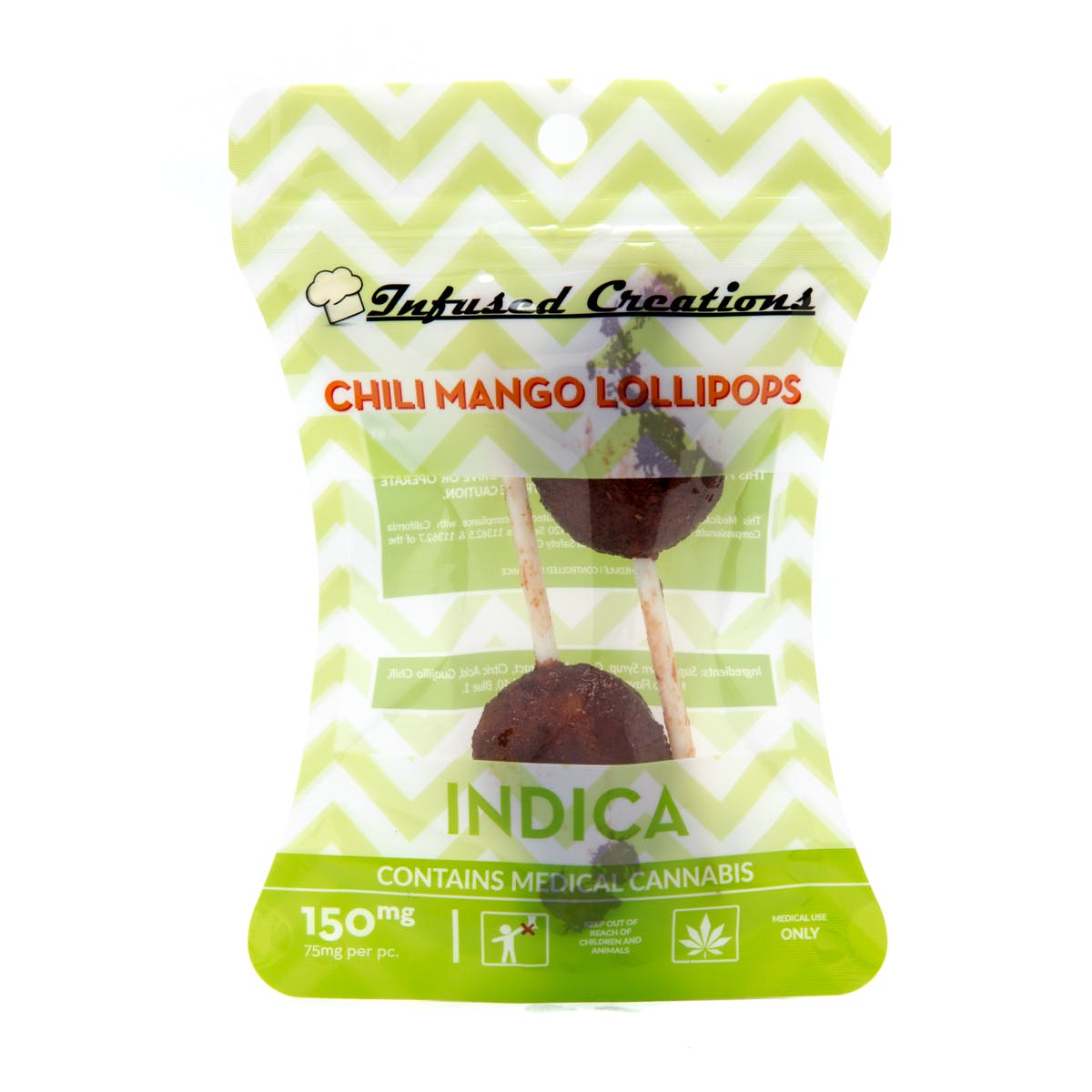 Chili Mango Lollipops Indica, 150mg