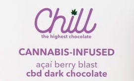 Chill 10 mg Acai Berry-Blast 1:1 CBD Dark Chocolate Mini