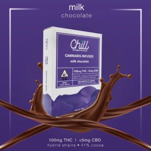 Chill Chocolate - Milk Chocolate Bar 100mg