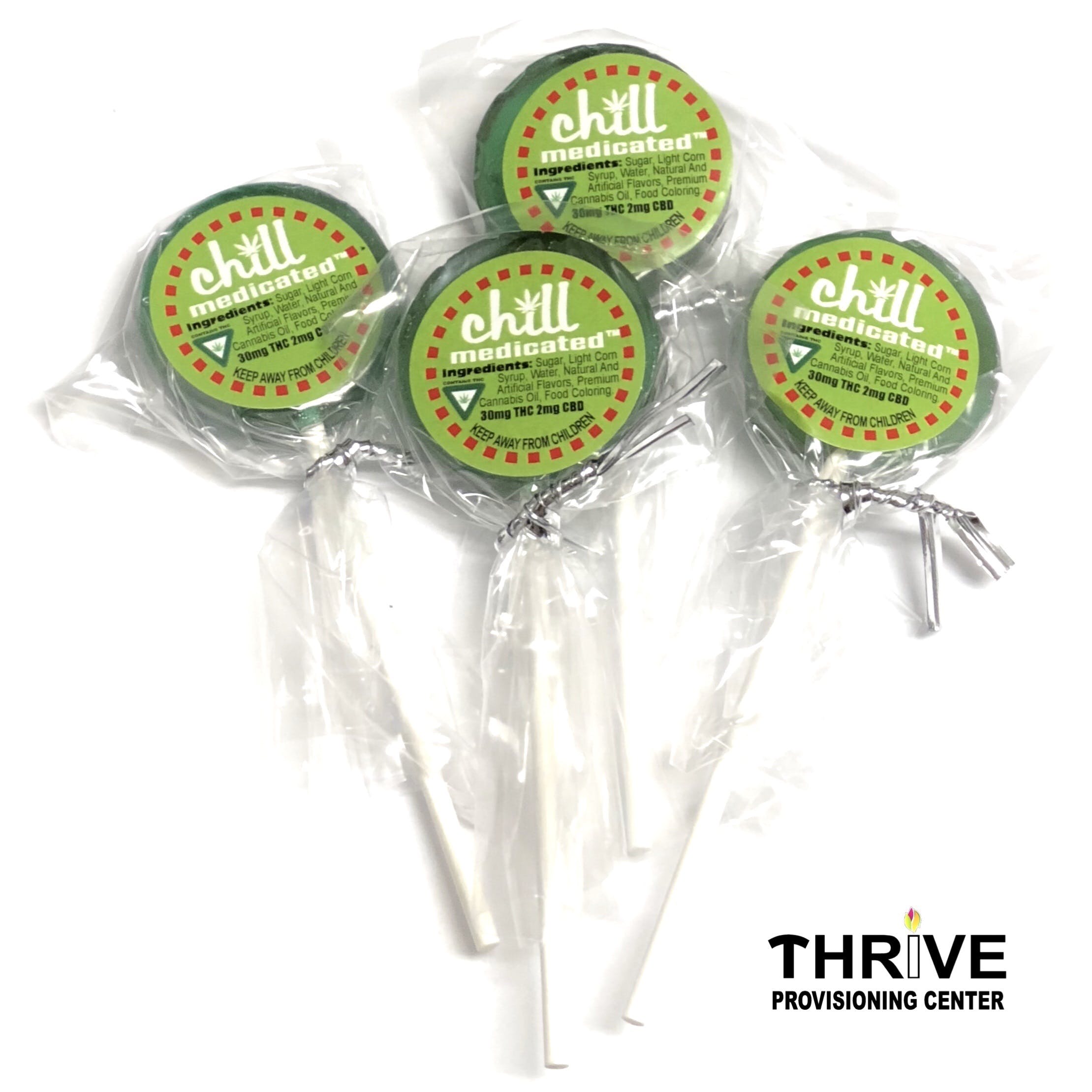 CHILL LOZENGES ON A STICK (4 PACK)