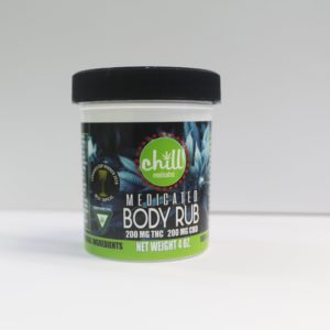 Chill Medicated Body Rud and Message Oil
