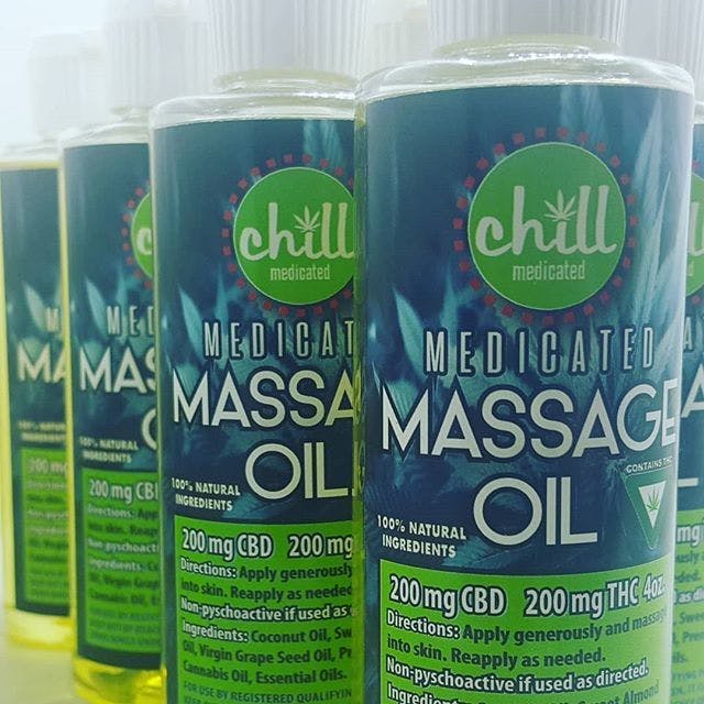 CHILL MEDICATED MASSAGE OIL