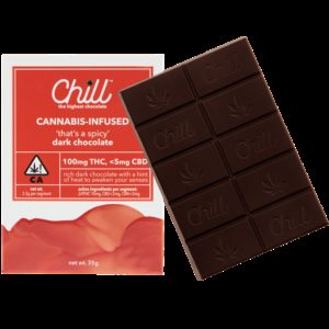 Chill 'thats a spicy" Dark Chocolate (100mg)