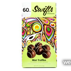 Chocolate - CBD Mint Truffles 60mg 6Pk - Swift