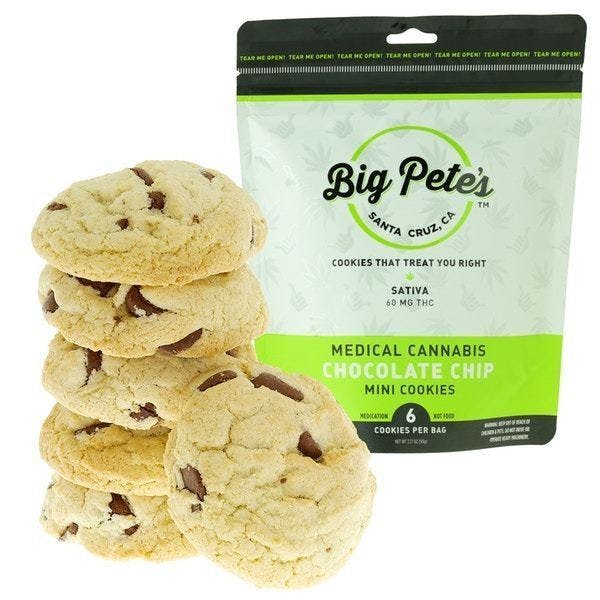Chocolate Chip Cookies (S) 6 Pack, 60MG THC (BIG PETE'S)