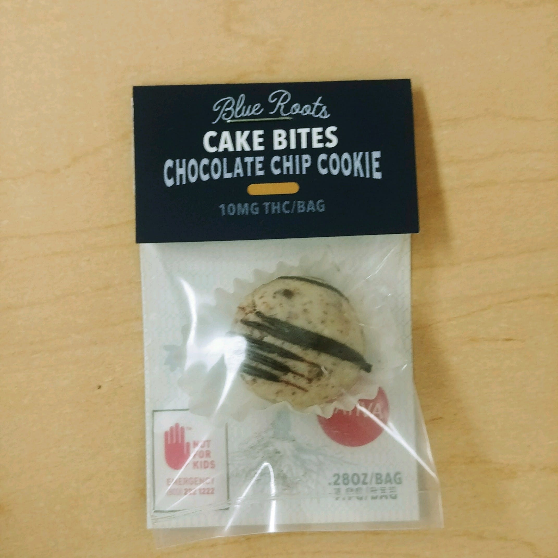 Chocolate Chip Sativa Cake Bite from Blue Roots Cannabis