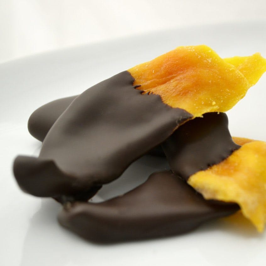 Chocolate Dipped Mangos