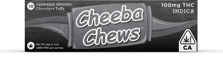 Chocolate Taffy Indica 100mg - Cheeba Chews